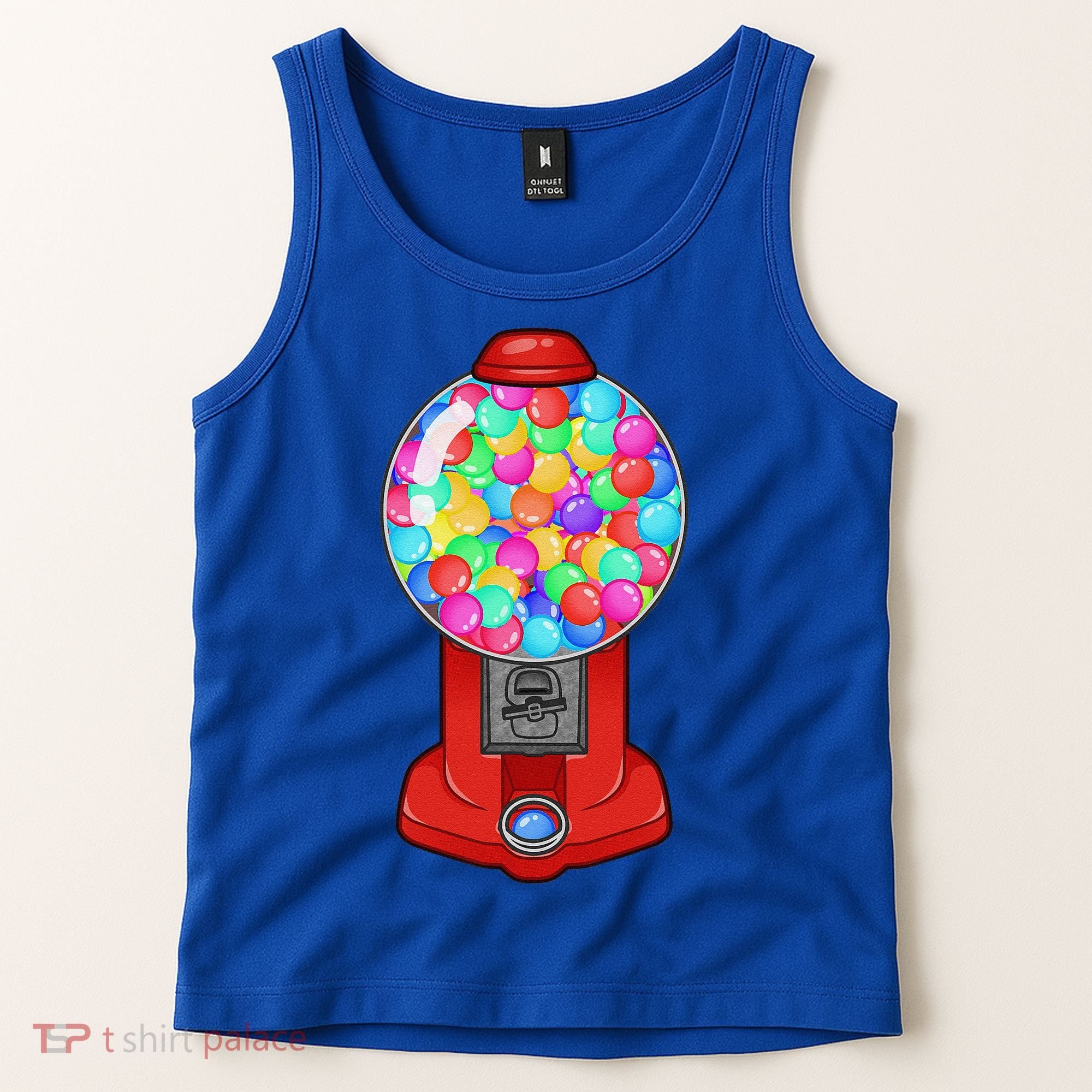Funny Gumball Machine Halloween Gum Dispenser Easy Costume Tank Top