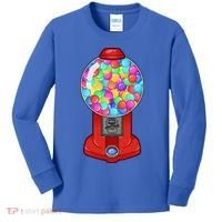 Funny Gumball Machine Halloween Gum Dispenser Easy Costume Kids Long Sleeve Shirt thumb 0