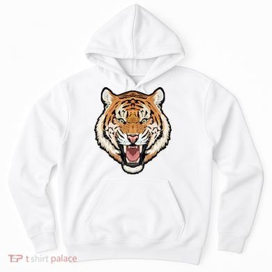 Funny Growling Mouth Open Bengal Tiger Hoodie