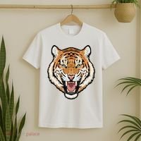 Funny Growling Mouth Open Bengal Tiger T-Shirt thumb 2