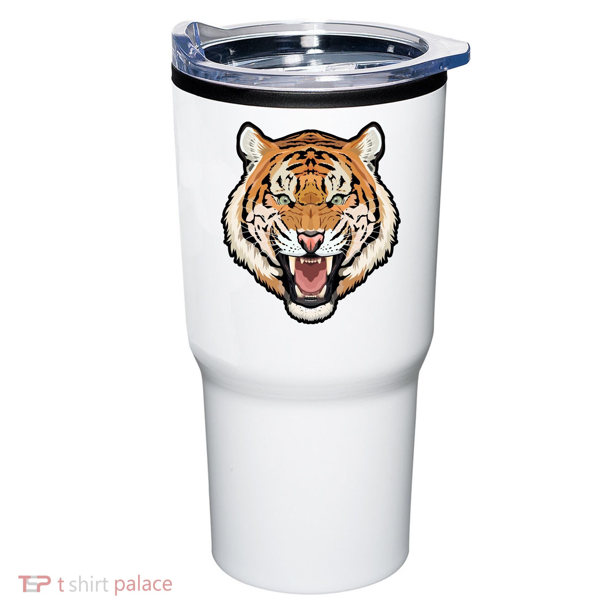 Funny Growling Mouth Open Bengal Tiger Tumbler
