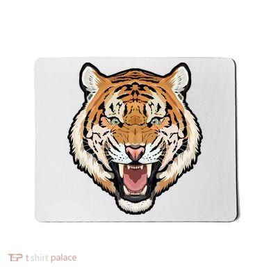 Funny Growling Mouth Open Bengal Tiger Mousepad