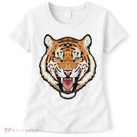 Funny Growling Mouth Open Bengal Tiger Women's T-Shirt thumb 0