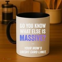 Funny Gaming Meme Massive Credit Card Limit Your Mom Coffee Mug thumb 4