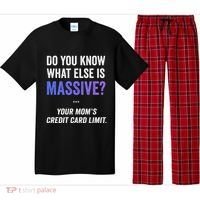 Funny Gaming Meme Massive Credit Card Limit Your Mom Pajama Set thumb 0
