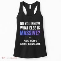 Funny Gaming Meme Massive Credit Card Limit Your Mom Women's Tank Top thumb 0