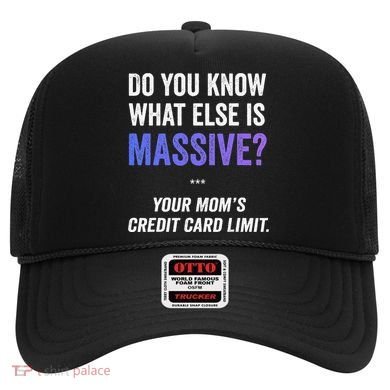 Funny Gaming Meme Massive Credit Card Limit Your Mom Hat