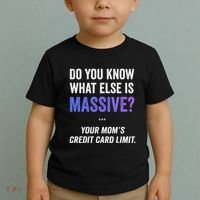 Funny Gaming Meme Massive Credit Card Limit Your Mom Toddler T-Shirt thumb 2