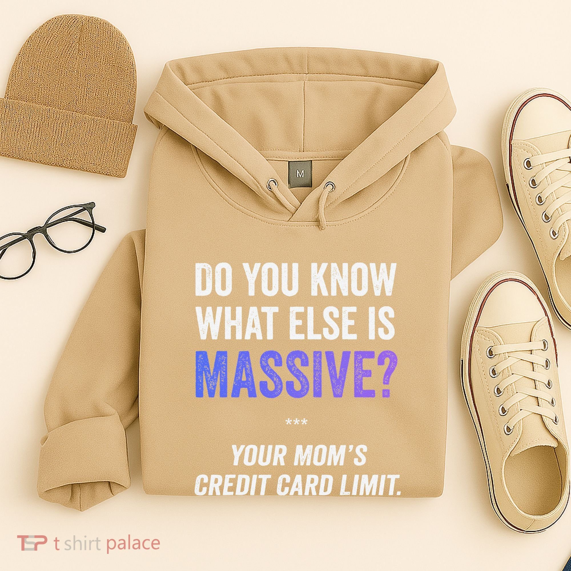 Funny Gaming Meme Massive Credit Card Limit Your Mom Hoodie