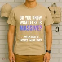 Funny Gaming Meme Massive Credit Card Limit Your Mom T-Shirt thumb 6