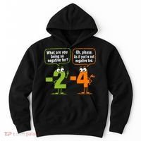 Funny Geek Math Numbers 2 Minus 4 Humor Joke Hoodie thumb 0