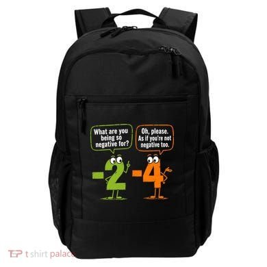Funny Geek Math Numbers 2 Minus 4 Humor Joke Backpack