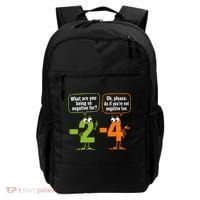 Funny Geek Math Numbers 2 Minus 4 Humor Joke Backpack thumb 0