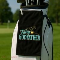 Fairy Godfather Magical Imaginary Being Fiction Fairy Golf Towel thumb 2