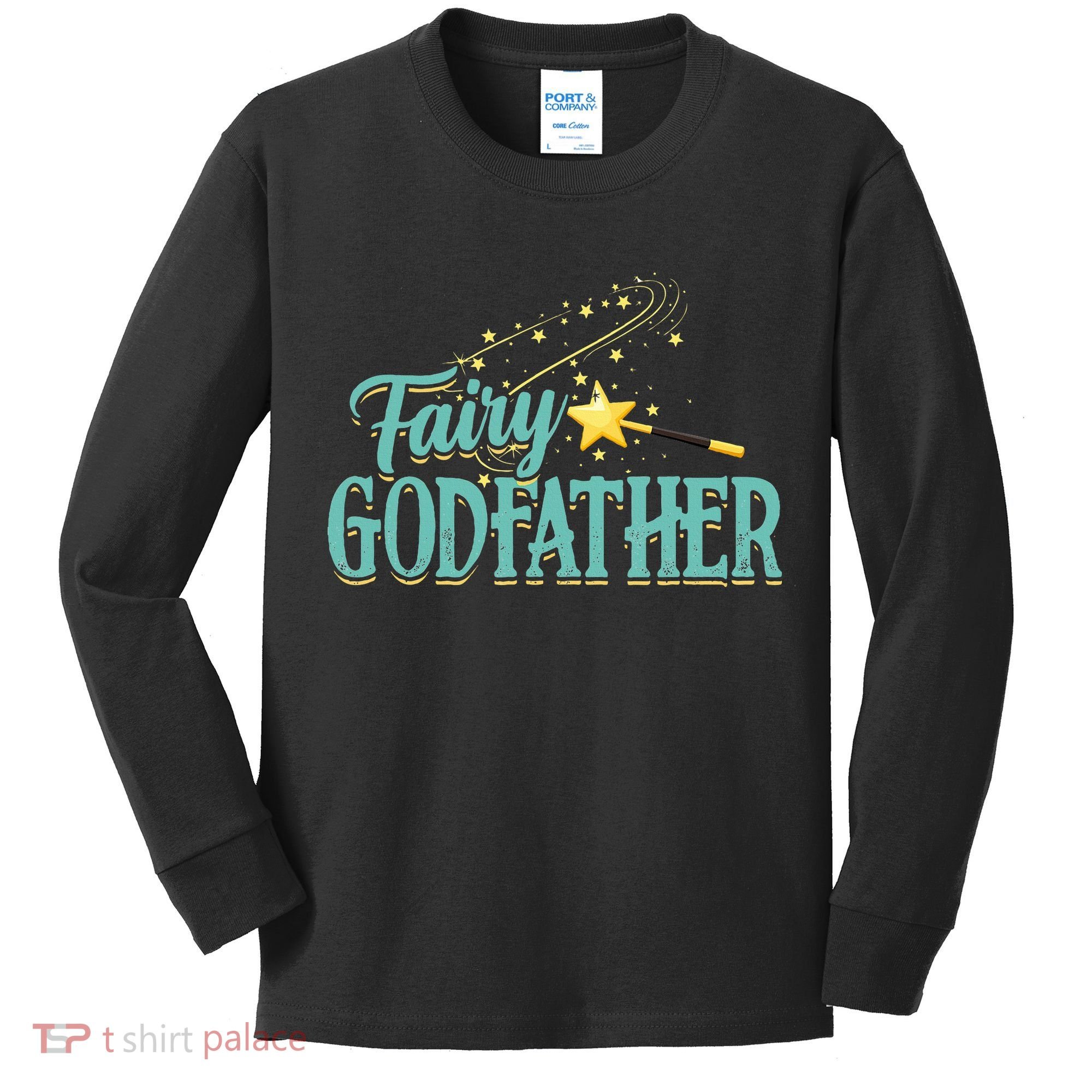 Fairy Godfather Magical Imaginary Being Fiction Fairy Kids Long Sleeve Shirt
