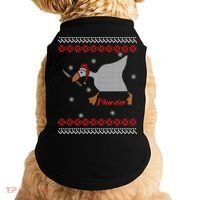 Funny Goose Murder For Xmas Doggie Tank thumb 0