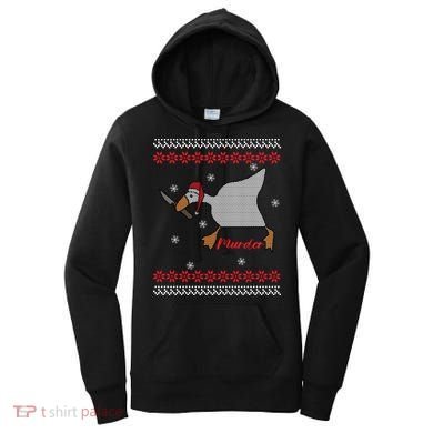 Funny Goose Murder For Xmas Women's Hoodie