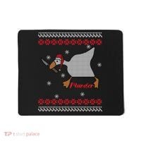 Funny Goose Murder For Xmas Mousepad thumb 0