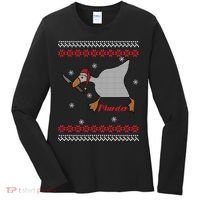 Funny Goose Murder For Xmas Women's Long Sleeve Shirt thumb 0