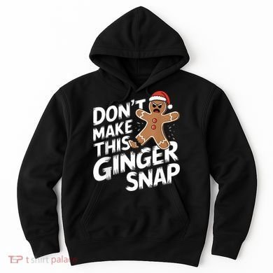 Fun Gingerbread Man Christmas & Women Graphic Hoodie