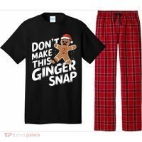 Fun Gingerbread Man Christmas & Women Graphic Pajama Set thumb 0