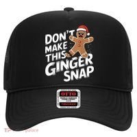 Fun Gingerbread Man Christmas & Women Graphic Hat thumb 0