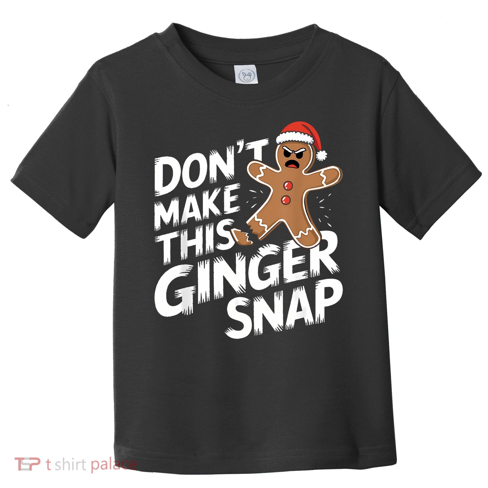 Fun Gingerbread Man Christmas & Women Graphic Toddler T-Shirt