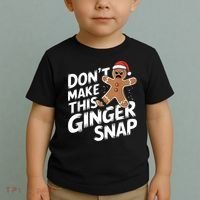 Fun Gingerbread Man Christmas & Women Graphic Toddler T-Shirt thumb 2
