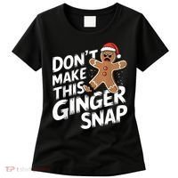 Fun Gingerbread Man Christmas & Women Graphic Women's T-Shirt thumb 0