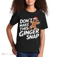 Fun Gingerbread Man Christmas & Women Graphic Kids T-Shirt thumb 2