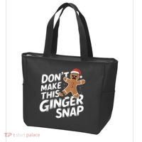 Fun Gingerbread Man Christmas & Women Graphic Tote Bag thumb 3