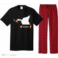 Funny Goose Murder Pajama Set thumb 0