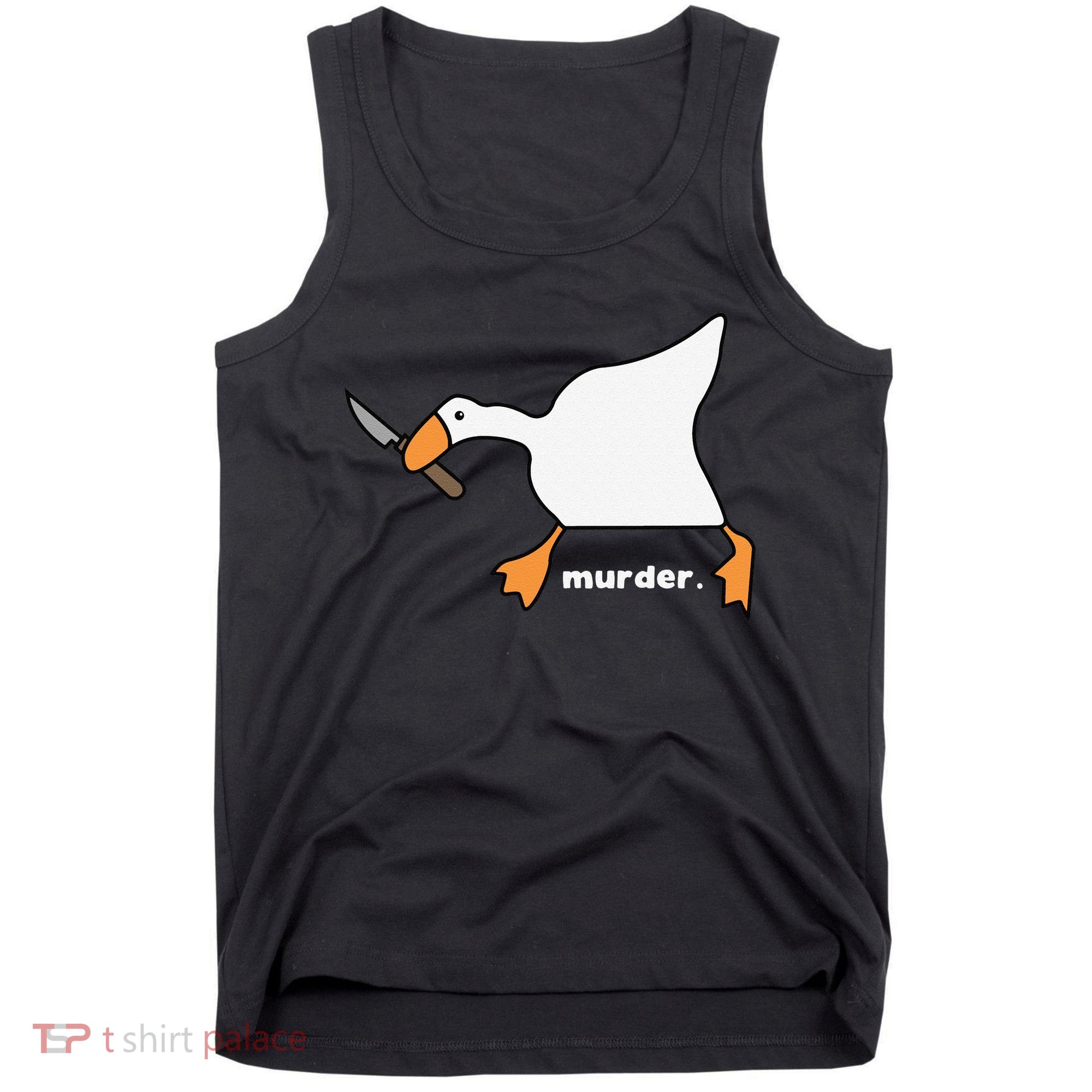 Funny Goose Murder Tank Top
