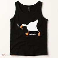 Funny Goose Murder Tank Top thumb 2