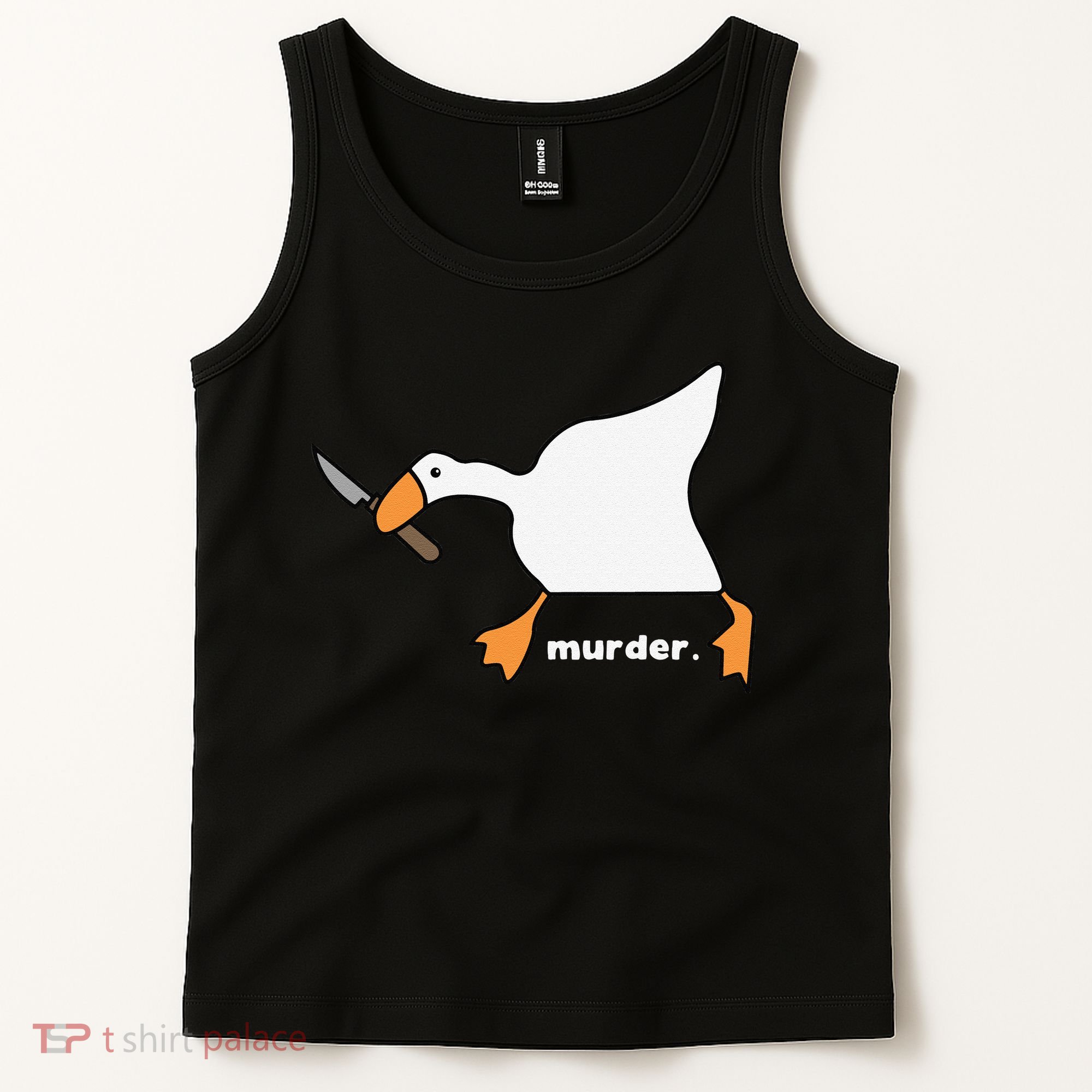 Funny Goose Murder Tank Top