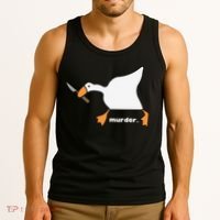 Funny Goose Murder Tank Top thumb 3