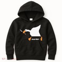 Funny Goose Murder Kids Hoodie thumb 0