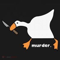 Funny Goose Murder Kids Hoodie thumb 5