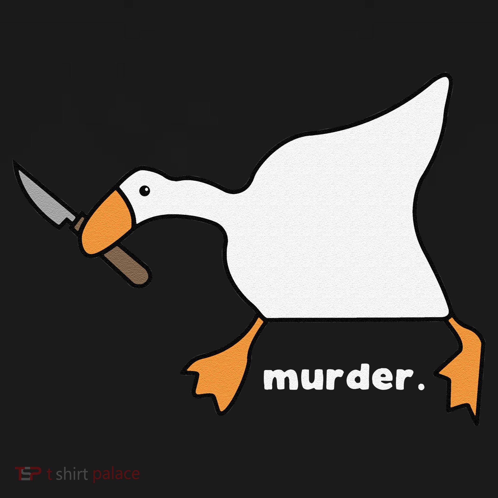 Funny Goose Murder Kids Hoodie