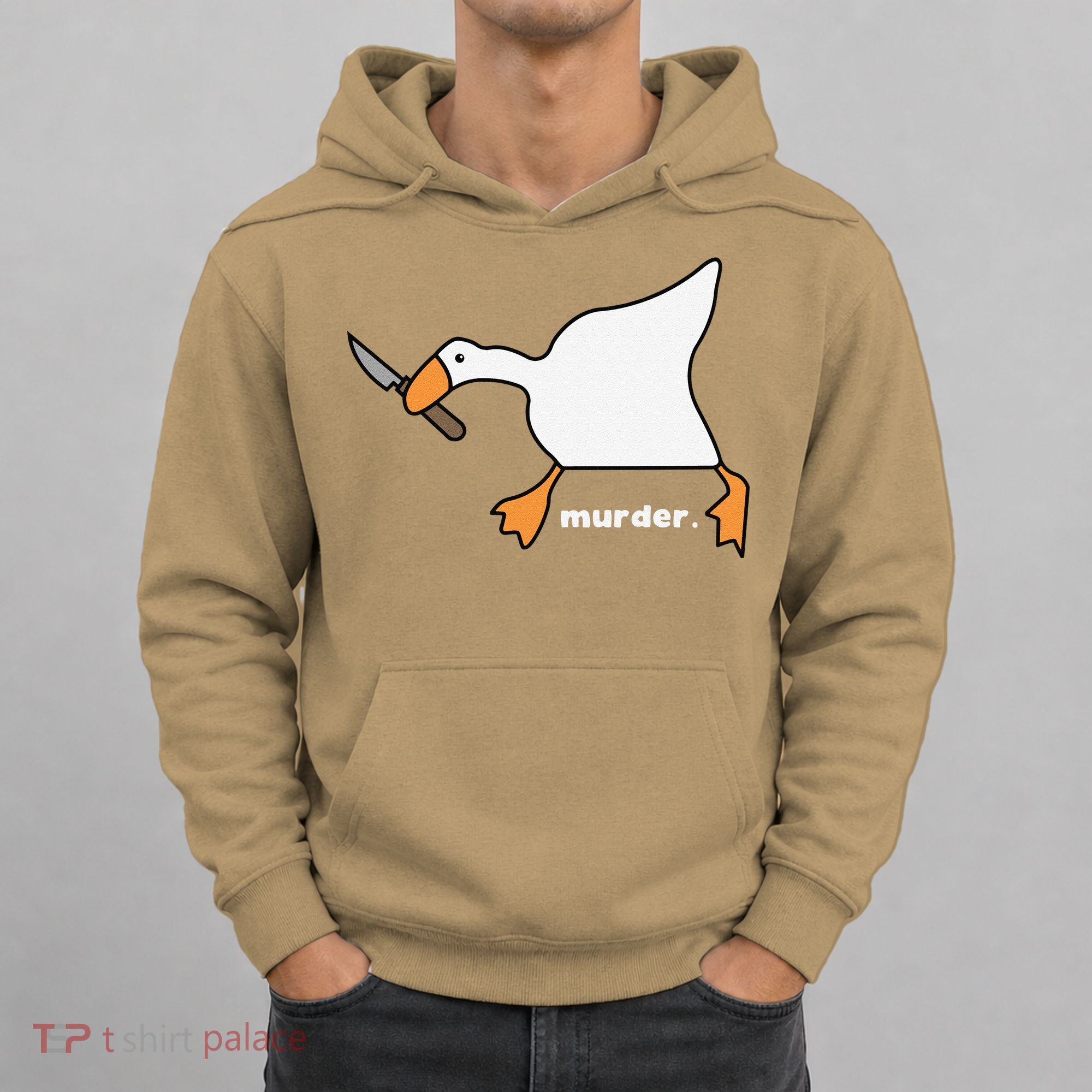 Funny Goose Murder Hoodie