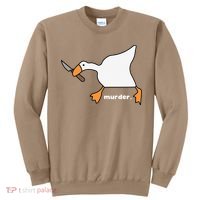 Funny Goose Murder Sweatshirt thumb 0