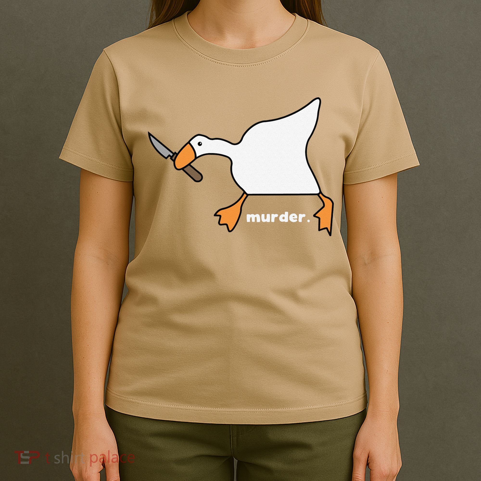 Funny Goose Murder T-Shirt
