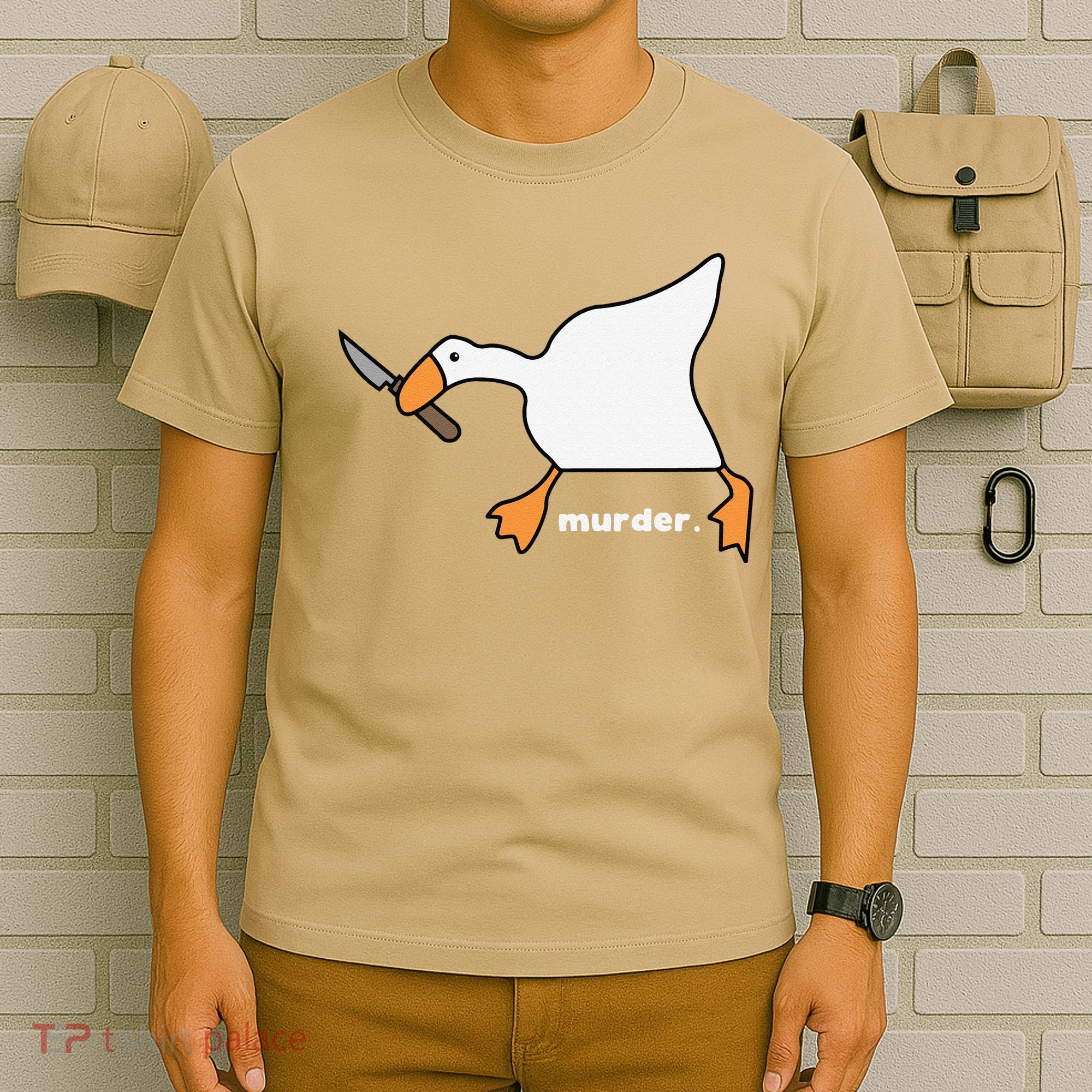 Funny Goose Murder T-Shirt