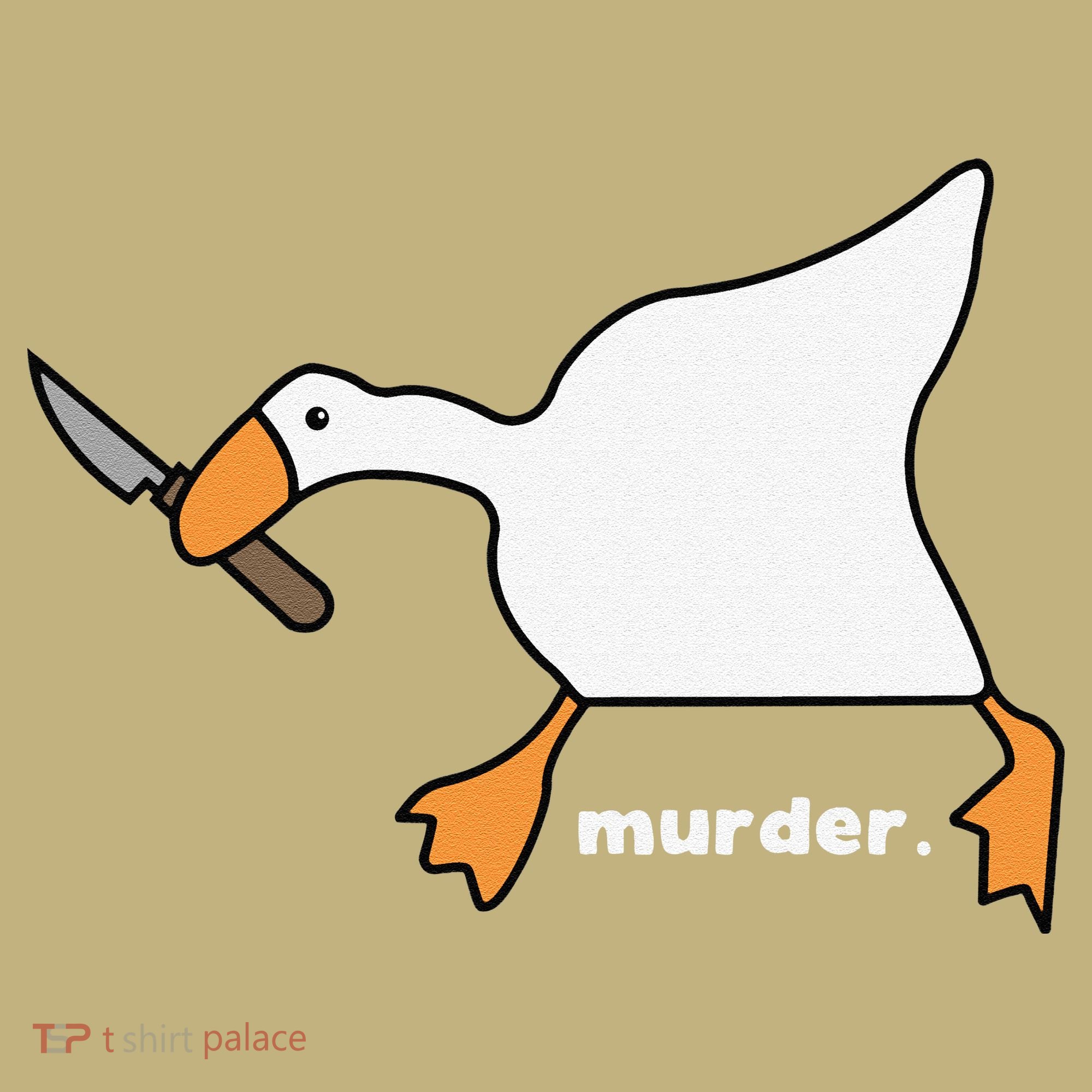 Funny Goose Murder Kids T-Shirt