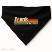 Frank Gift Name Personalized Birthday Funny Christmas USA-Made Doggie Bandana thumb 0