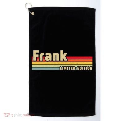Frank Gift Name Personalized Birthday Funny Christmas Golf Towel