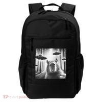 Funny Graphic Novelty Capybara Selfie With Ufo Weird Silly Backpack thumb 0
