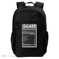 Funny Gamer Nutrition Facts Backpack thumb 0