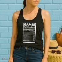 Funny Gamer Nutrition Facts Women's Tank Top thumb 2