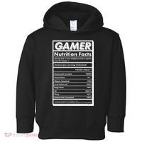 Funny Gamer Nutrition Facts Toddler Hoodie thumb 0